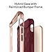 Caseology Screen Protector for iPhone 8 Plus/iPhone 7 Plus Tempered Glass (2017) - Burgundy