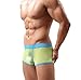 HP95(TM) Men's Bikini Underwear, Low Waist Mesh Transparent Sexy Boxers Bulge Comfy Shorts Underpants Underwear (XL, B)