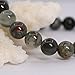 Justinstones Natural African Bloodstone Gemstone 8mm Round Beads Stretch Bracelet 7 Inch Unisex