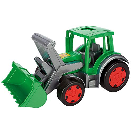 Wader XXL Gigant Traktor g Frontlader incl Anhänger Handwagen Trekker mit Hänger – Bild 3