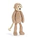 Jellycat Sweetie Monkey Stuffed Animal, 12 inches
