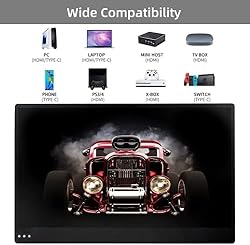 4K Portable Monitor, AYY 400 cd/m² Ultra Bright
