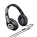 Marvel Over The Ear Wired Headphones with Built in Microphone Quality Sound from The Makers of iHome (Black Panther)