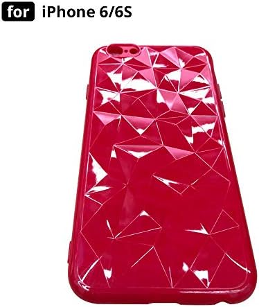 MOBILIFY’s Super Premium Look Soft TPU Back Case Cover for iPhone 6 / 6S (Diamond Red)