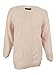Karen Scott Womens Plus Metallic Cable Knit Pullover Sweater