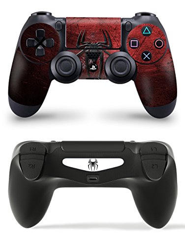 giZmoZ n gadgetZ PS4 Slim Console Spiderman Skin Decal Vinal Sticker + 2 Controller Skins Set - Thumbnail 3