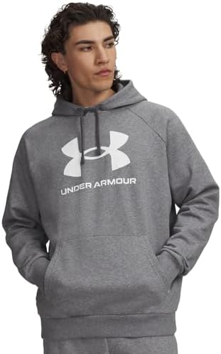 Herren Rival Fleece Big Logo HD, sportlicher Kapuzenpullover mit loser Passform, bequemes und warmes Sweatshirt für Männer