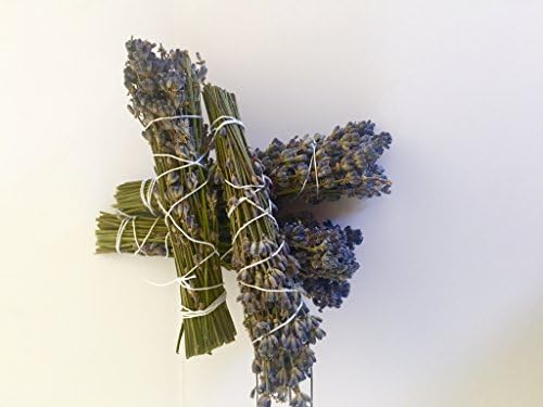 Four (4) four inch Flowered Lavender Smudge Sticks handmade