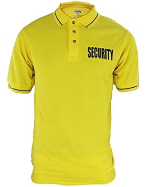 Poly Cotton Tactical Security Polo Shirt with Woven Security Sleeves and Collars