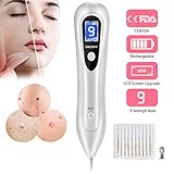 Skin Tag Remover, HOMFUL Spot Eraser Pro for Warts, Age Spots, Tattoo, Nevus, Birthmark, Skin Pigmentation - Portable Safety USB Rechargeable 9 Adjustable Models