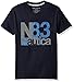 Nautica Little Boys Short Sleeve N83 Typography Graphic Tee, Sport Navy, Small/4