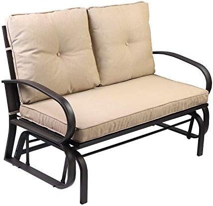 Aoxun Patio Loveseat Outdoor Patio Glide Buy Online In Colombia At Desertcart