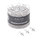 U Brands Push Pins, Clear Plastic Head, Steel Point, 200-Count - 658U08-24 primary