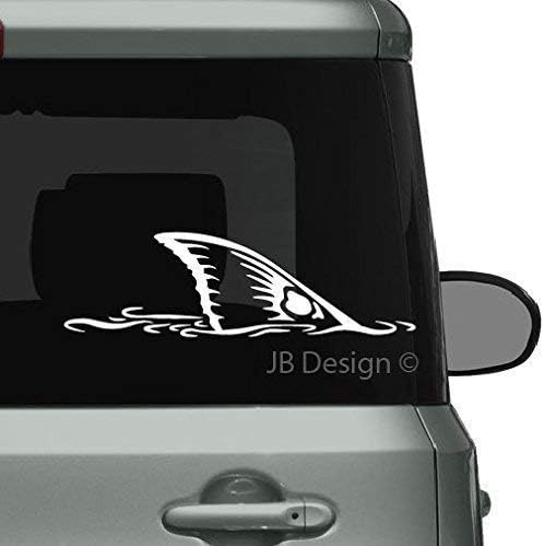 Vinyl Redfish Tail Decal for Vehicles and Boats