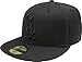 MLB Chicago White Sox Black on Black 59FIFTY Fitted Cap, 7 1/2