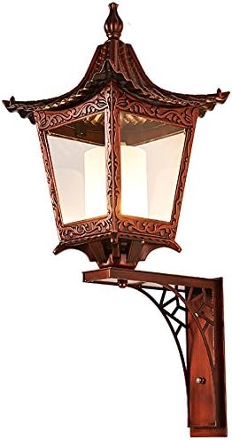 TOYM US Chinese Outdoor Waterproof Wall Lamp Villa Outdoor Garden Lights Garden Wall Light Retro Outdoor Lights Aisle Balcony Wall Sconce