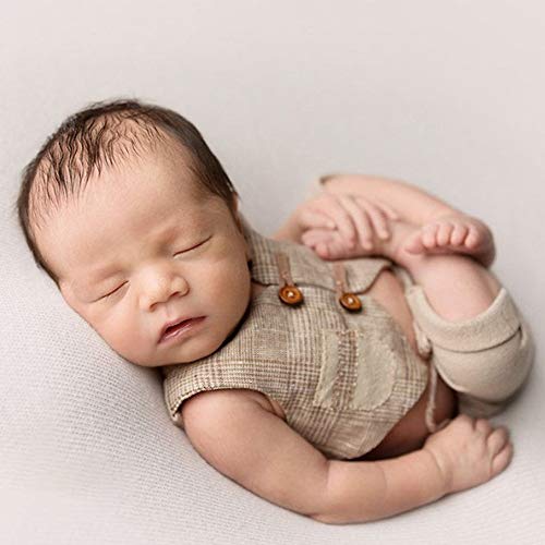 Asudaro Kledingset voor pasgeborenen, fotografie, baby, fotoprop, kleding, baby, gentleman, vest + shorts, pak, overalls… - Image 5