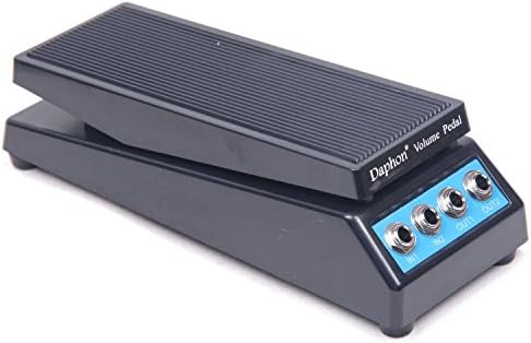 Volume Pedal - Dophon Guitar Stereo Sound Volume Pedal DJ Band Guitar Effect Pedal with Amplitude Adjusted Knob Black