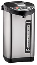 Chefman Instant Electric Hot Water Pot, Safety Lock to Prevent Spillage, 5.3 L / 5.6 Qt Hot Water Urn - RJ16-SS