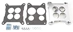 Edelbrock 2696 Four-Hole Square-Bore to Spread-Bore Carburetor Adapter