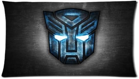 Iron Robot Face Icon Logo Custom King Size Bed Pillowcase DIY Pillowslips Roomy in Size 20 x 36 Inch