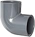 Spears 806 Series PVC Pipe Fitting, 90 Degree Elbow, Schedule 80, 1