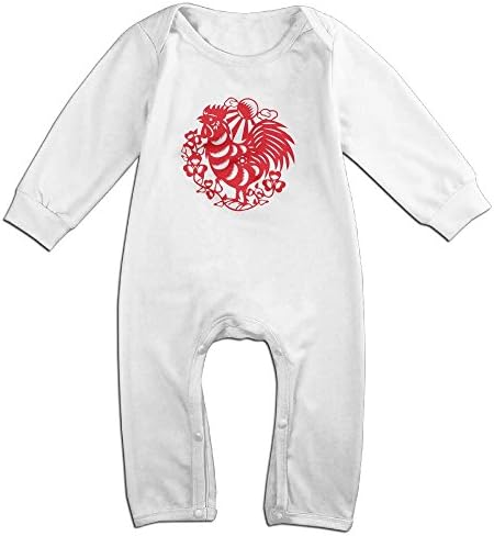 Htrsrjkiu Long Sleeve BodysuitsPaper-Cut Chicken Bodysuits Natural Organic Summer Funny