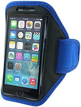 Sports Armband, Mopo Armabnd for Iphone 6 (4.7"), Iphone 5s, Iphone 5 Running &amp; Exercise Gym Sportband, Water Resistant + Sweat Proof + Key Holder (Blue, Samsung Galaxy S3)