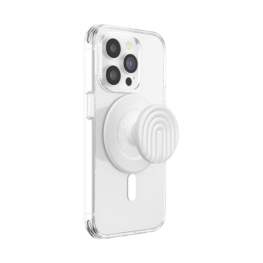 PopSockets Phone Grip for MagSafe, Magnetic Holder, Phone Stand, Boho - Coconute Creme
