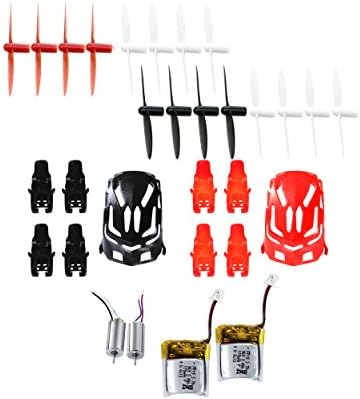 The Hubsan Q4 H111 Quadcopter Crash Pack Black and Red