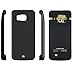 COOFUN Samsung Galaxy S6 Edge Battery Case 4200mAh Ultra Slim Rechargeable Portable External Backup Battery Pack-Charger Cover-Protective Case Power Bank Case (Black)