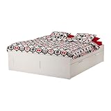 IKEA Full Size Bed Frame with Storage, White 143838.2829.106