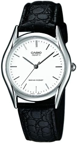 Casio MTP-1154E-7AEF - Reloj analógico de Cuarzo para Hombre con Correa de Piel, Color Negro