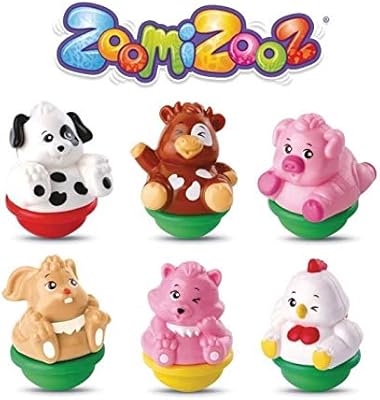 Vtech Zoomizooz Set Med 6 Djur Bondgard Djur Att Samla Amazon Se Toys Games