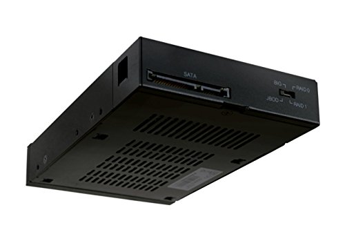 ICY DOCK Dual Bay RAID 2.5 SATA HDD SSD Hot Swap Mobile Rack Backplane Cage for 3.5 Drive Bay - ToughArmor MB992SKR-B