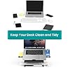 Laptop-Stand-Holder-Built-in-Foldable-LegsPhone-Holder9-Adjustable-Height-Laptop-RiserKlearlook-Portable-Air-Ventilation-Ergonomic-Notebook-Support-Tray-Keybord-Desk-Storage-for-LaptopTablet-Black Laptop Stand Holder Built-in Foldable Legs&Phone Holder,9-Adjustable Height Laptop Riser,Klearlook Portable Air…