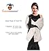 White Faux Fur Shawl Cruella Coat Costume White Faux Fur Coat White Stole