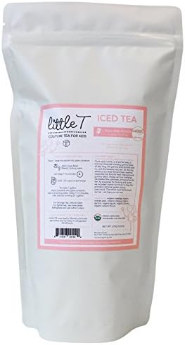 LITTLE T Organic Herbal Iced Tea for Kids. Sugar-free, Caffeine-free, Antioxidant-rich, Immune-Boosting Fruity Iced Tea Sachets (Pixie Pink Punch, Iced Tea Refill Pouch [makes 3 gallons])