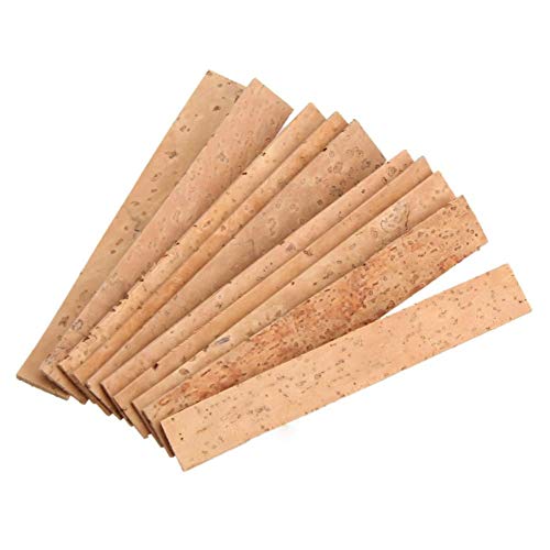 Tcplyn Premium Quality 10x Bb Clarinet Neck Joint Cork Sheet Natural Cork Clarinet Parts 81112mm - Thumbnail 3