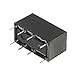 uxcell 10Pcs DC 12V Coil DPDT 2NO+2NC 8P Power Electromagnetic Relay DIN Rail/PCB Mounted 125VAC 1A /30VDC 2A