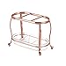 iDesign InterDesign Make Up Brush and Comb Rose Gold/Clear York Lyra Vanity Organizer, 17.8 x 9.6999999999999993 x 14 cm