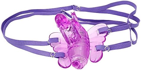 Sibake 38-Frequency Silicone Vibrant Tools Waterproof Wireless Wearable Butterfly Tools for Women - Purple
