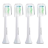 Sonifresh Toothbrush Heads, DiamondClean Sonic Replacement Heads For Philips Sonicare Electric Toothbrush, 4 Pack