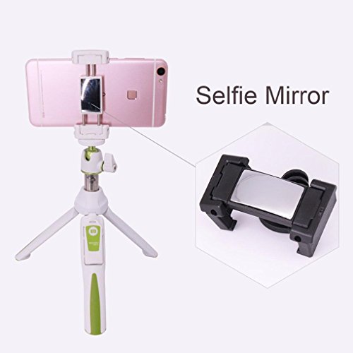 Tralntion Benro MK10 Selfie Stick Tripod Bluetooth 3.0 Stainless Steel Adjustable Selfie Monopod for iOS/Android