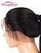 Persephone Light Yaki Straight 360 Lace Frontal Wig Pre Plucked with Baby Hair Virgin 360 Lace Wig Human Hair Brazilian Remy 360 Human Hair Wigs for Black Women 150 Density 14 Inch Natural Color