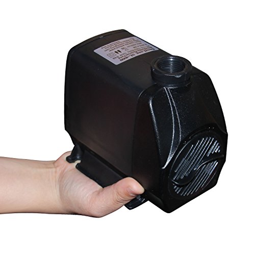 Minerva 1050GPH Submersible Water Pumps For Aquarium, Tabletop fountains, Pond, Water gardens and Hydroponic systems with Two Nozzles, CE-ROHS Approved, 5.9ft Power Cord