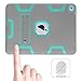 iPad Pro Case, iPad Pro 12.9 Inch Case,TOPSKY [Kickstand Feature],Shock-Absorption/High Impact Resistant Armor Defender Heavy Duty Case for iPad Pro 12.9 inch 2015 Release,with Stylus, Grey/Green