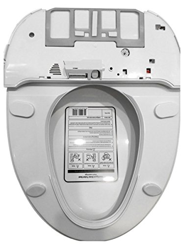 Bidet4me E-200B Elongated Electric Bidet Seat with Dryer, White