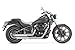 Vance & Hines Twin Slash Staggered Exhaust Black 48397