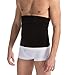 Farmacell 405 (Black, XXL) Men's Waist Slimmer, Stomach Compression, Tummy Control Shapewear, Made in Italy